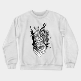 Music is Life Crewneck Sweatshirt